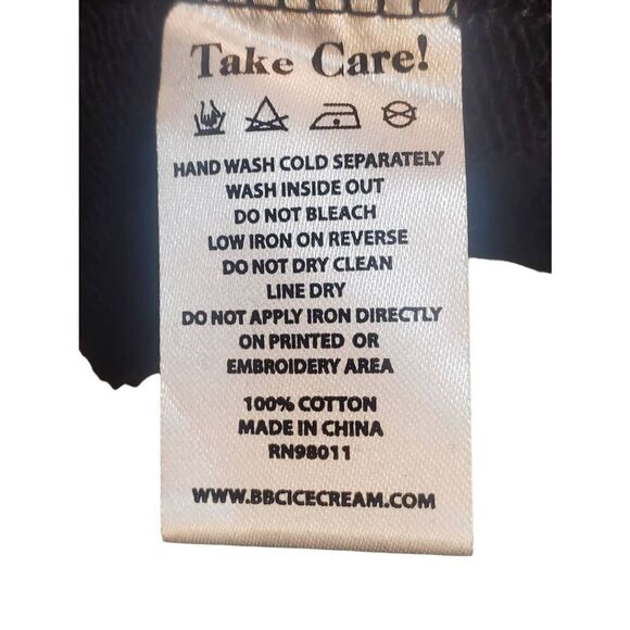 NWT BBC Icecream Covert Pullover Hoodie Black Size 2X - Picture 12 of 15